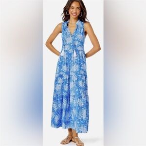Lilly Pulitzer Malone Cotton Maxi Dress 🤍💙